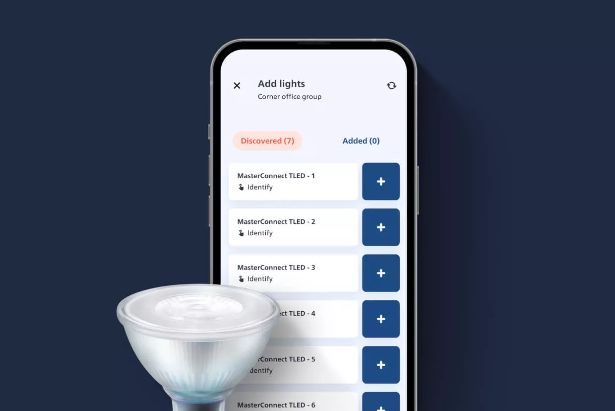 Masterconnect Button Philips MasterConnect IoT Lighting | Infinum