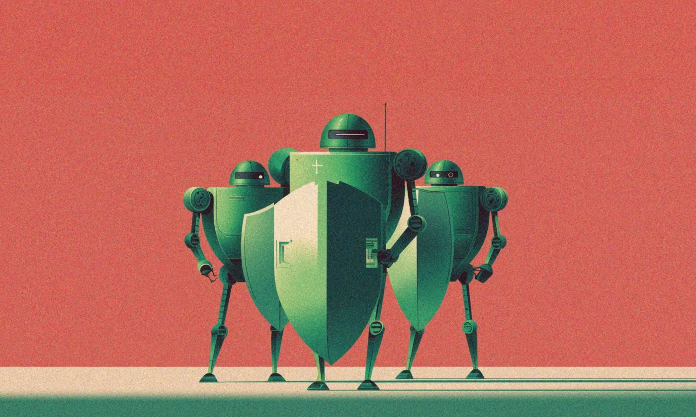 Illustration of Android security layers showing anti-root, anti-hook, and anti-debug protection mechanisms